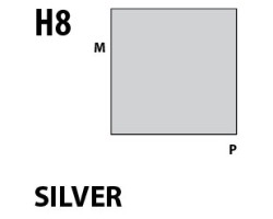 Mr Hobby Aqueous Hobby Colour H008 Silver